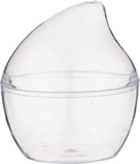 Fun Verrine Peach Shaped Bowls 75ml with Lids [12pcs x 1pkt]