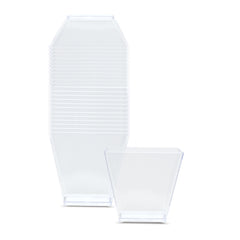 Fun Verrine Clear Cups 190ml with Lid [24pcs x 1pkt]