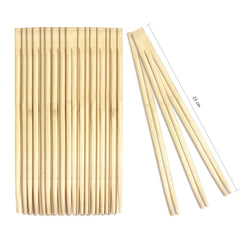 Fun Bamboo Chopsticks 23cm [25pcs x 1pkt]
