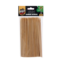 Baya Nar® Bamboo Kebab Skewers 30cm [100pcs X 25pkts]