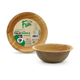 Fun® Palm Bio Leaf Round Bowl 16oz [10pcs x 1pkt]