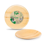 Fun® Palm Bio Leaf Round Plate 6 and 10in [10pcs x 1pkt]