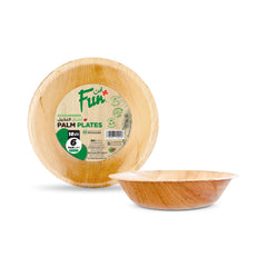 Fun Palm Microwavable Round Plates [10pcs x 1pkt]