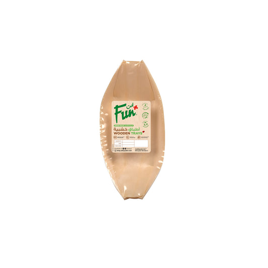 Fun® Wooden Boat Trays 3in [10pcs x 1Pkt]