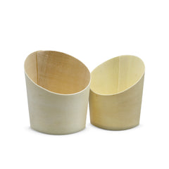 Fun Wooden Medium Fries Cups  [10pcs x 1pkt]