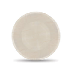 Fun® Wooden Light Brown Round Plates 8.6in [10pcs x 1pkt]