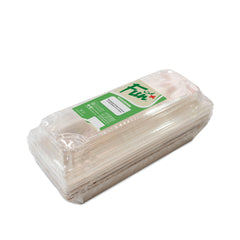 Fun Wooden Rectangular Container 217x87x28mm with Lids [5pcs x 1pkt]