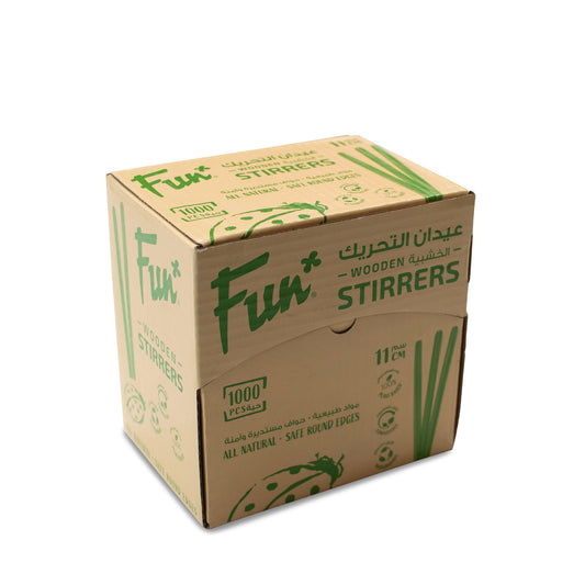 Fun® Wooden Stirrers 11cm [1000pcs x 1box]