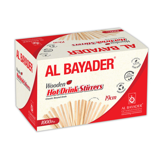 Wooden Hot Drinks Stirrers 19cm [P:1000pcsx 1pkt]