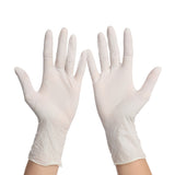 Fun® Large Disposable White Latex Gloves [100pcs x 1pkt]