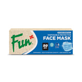 Fun® 3-Ply Nonwoven Blue Masks [50pcs x 1pkt]