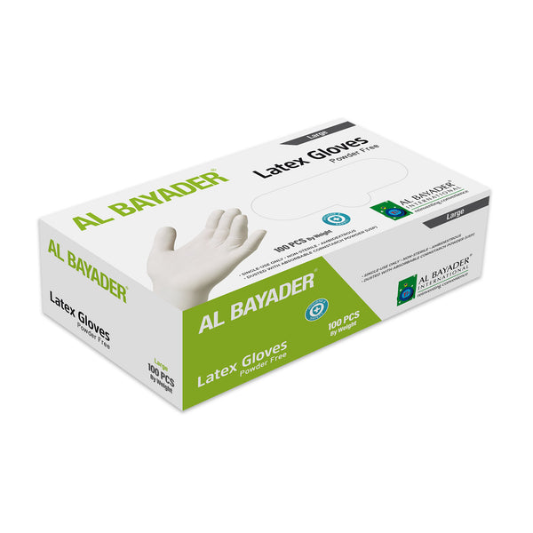 Box Of 100 Everdayday Powder Free Disposable Large Latex Gloves Stock