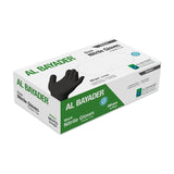 Powder free disposable Nitrile gloves - Black/Medium [P: 100pcs*1pkt]