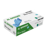 Powder free disposable Nitrile gloves - Blue/Large [P: 100pcs*1pkt]