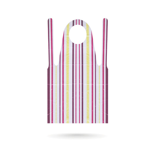Fun® Disposable Printed Aprons for Adults 28x46cm [25pcs x 1pkt]