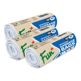 Fun Garbage bags 51x66 cm 40 pcs X 3 rolls White