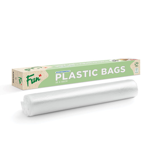 Fun® Bio'd Plastic Bags on Roll 35x45cm [50rl x 1crt]