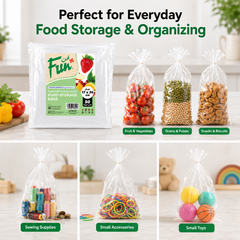 Fun Food Storage Bags 17X36cm [50pcs x 1pkt]