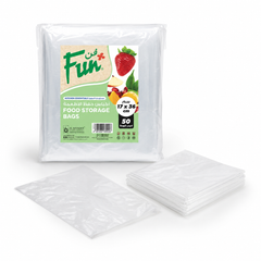 Fun Food Storage Bags 17X36cm [50pcs x 1pkt]