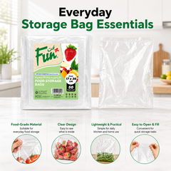 Fun Food Storage Bags 17X36cm [50pcs x 1pkt]