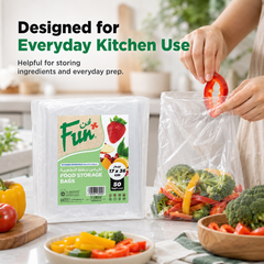 Fun Food Storage Bags 17X36cm [50pcs x 1pkt]