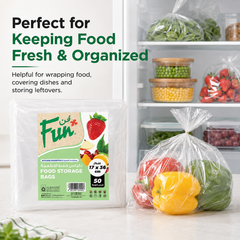 Fun Food Storage Bags 17X36cm [50pcs x 1pkt]