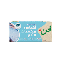 Fun® Clear Ice Cube bags 24cubes 20x31cm [20pcs x 1pkt]