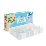 Fun® Ice Cube Bags 20*31cm - 24cubes [P:20pcs x1pkt]