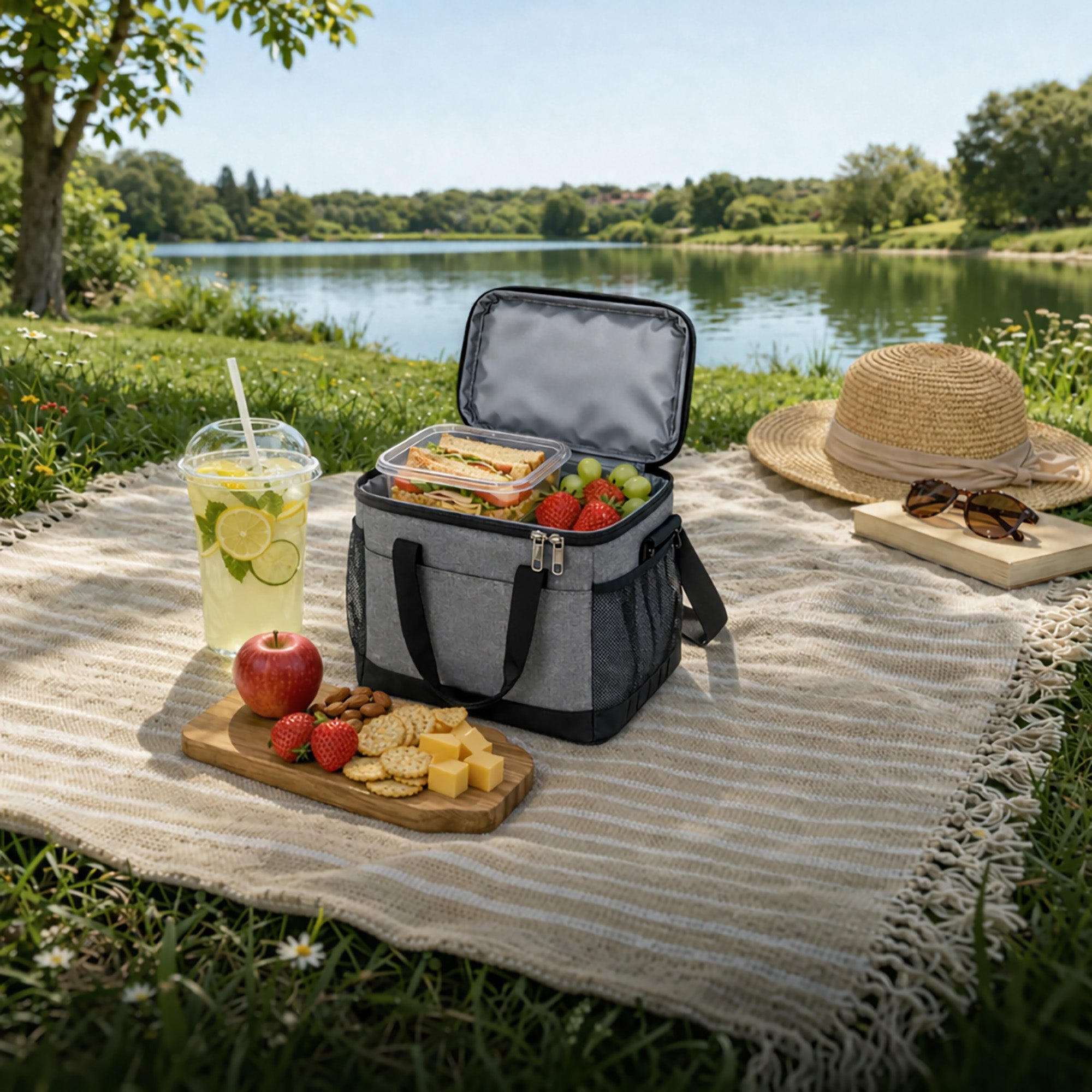 Baya Nar Thermal Insulated Lunch Bag with Handles - 30x23x32cm 1 Piece