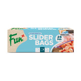 Fun® Clear Slider bags 20x25cm [25pcsx1pkt]