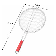Baya Nar Round BBQ Grill Basket with Handle 30 x 59 cm 1 Piece