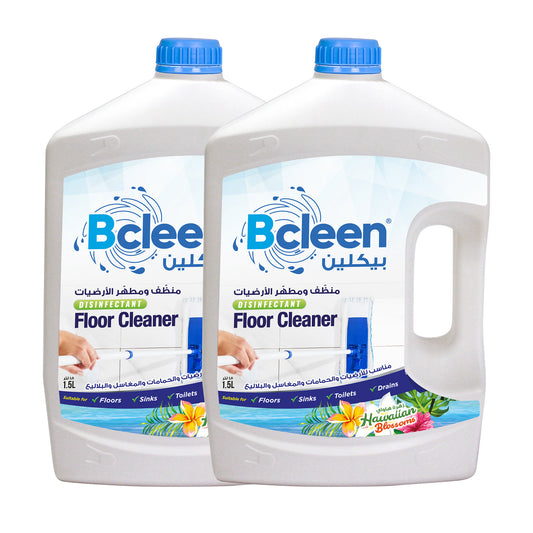 Bcleen® Disinfectant Floor Cleaner 3L Haiwaiian Blossom scent - Pack of 2