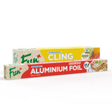 Fun® 37.5 sqft Aluminum Foil and 45 cm Cling Film Promopack