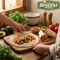 Beyond Kitchen Whole Wheat Tortilla Wraps 25cm [10pcs x 1pkt]