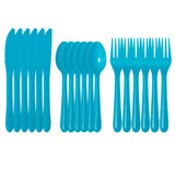 Fun® 2+1Free Bio`d Cutlery Sets – Sky Blue [18pcs x 3packs]