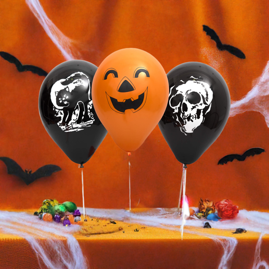 Fun® Balloons 10in - Halloween Design Pack [20pcs x 1pkt]