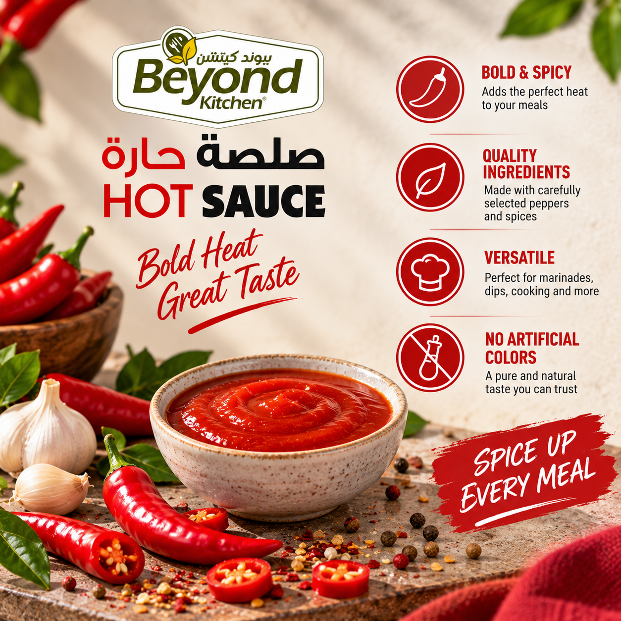 Beyond Kitchen Hot Sauce 4.5L [1pc]
