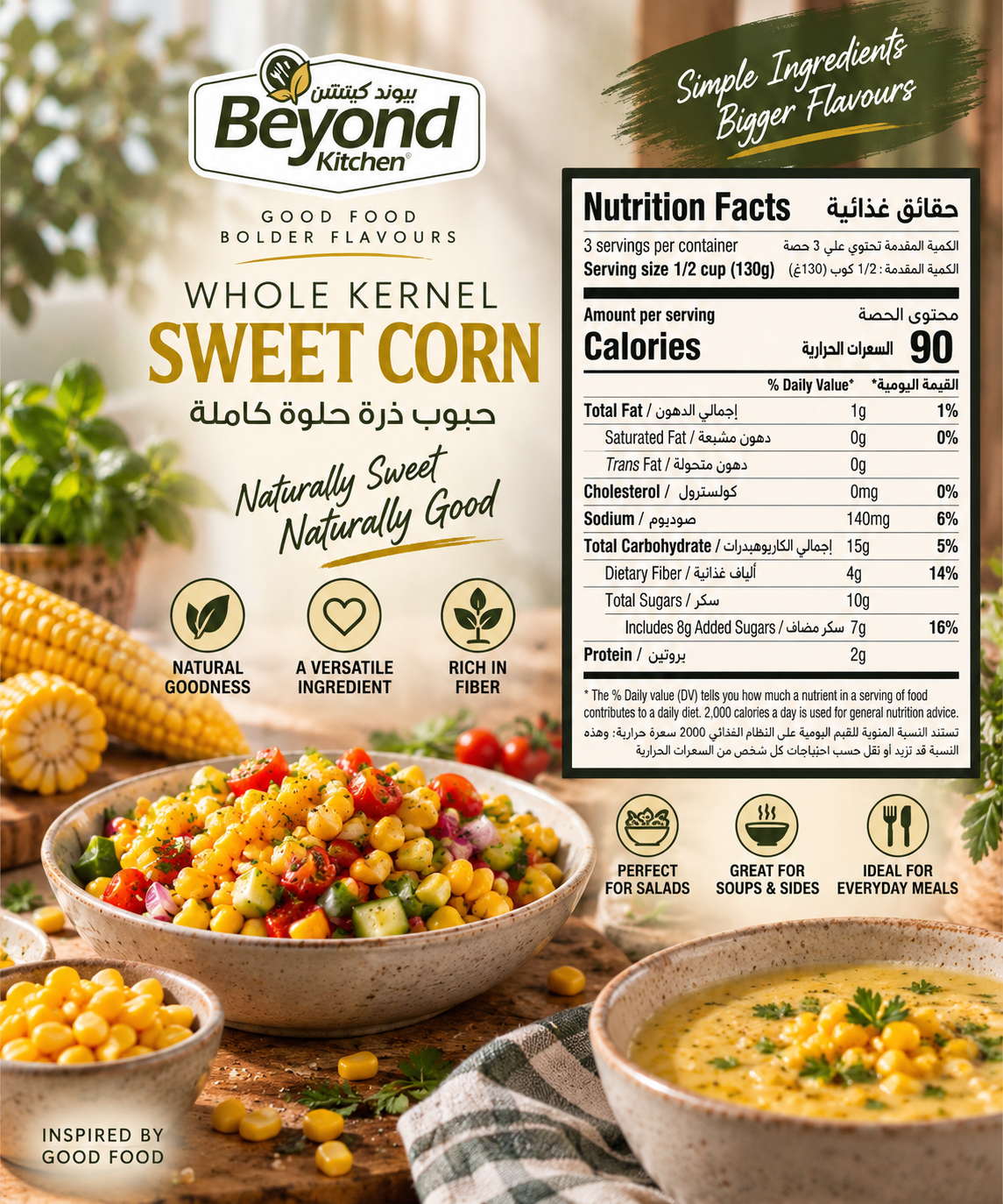 Beyond Kitchen Sweet Corn 400g [1pc]