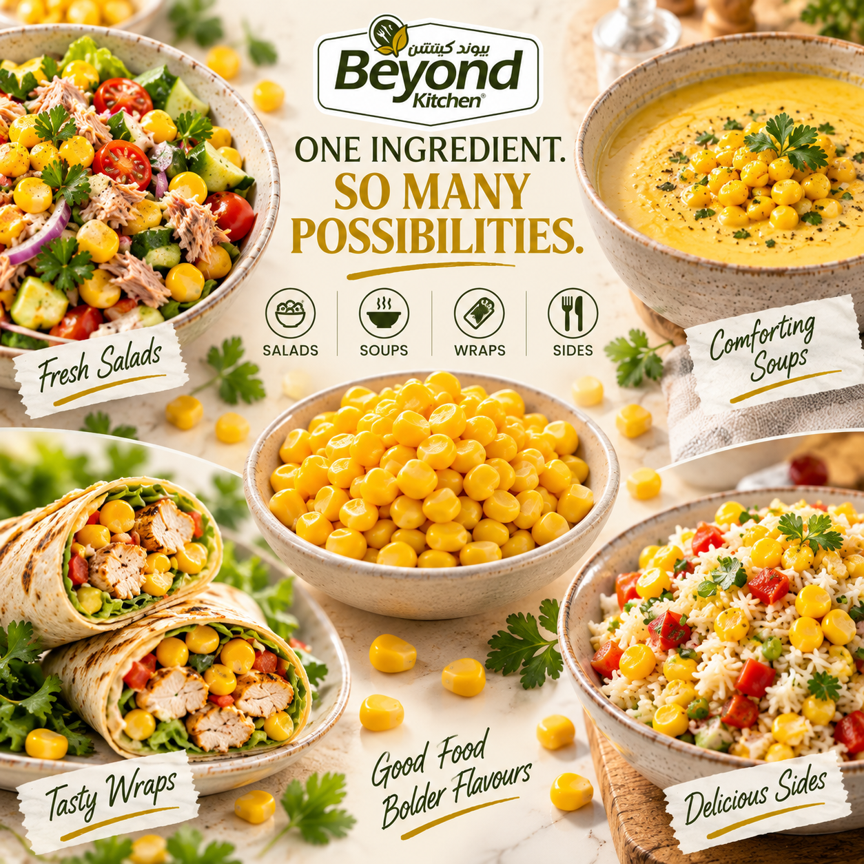 Beyond Kitchen Sweet Corn 400g [1pc]