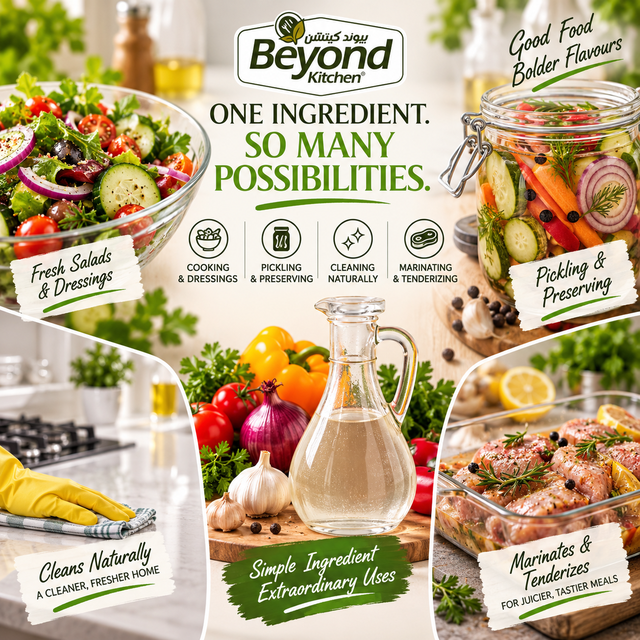 Beyond Kitchen White Vinegar 1 Galon [1pc]