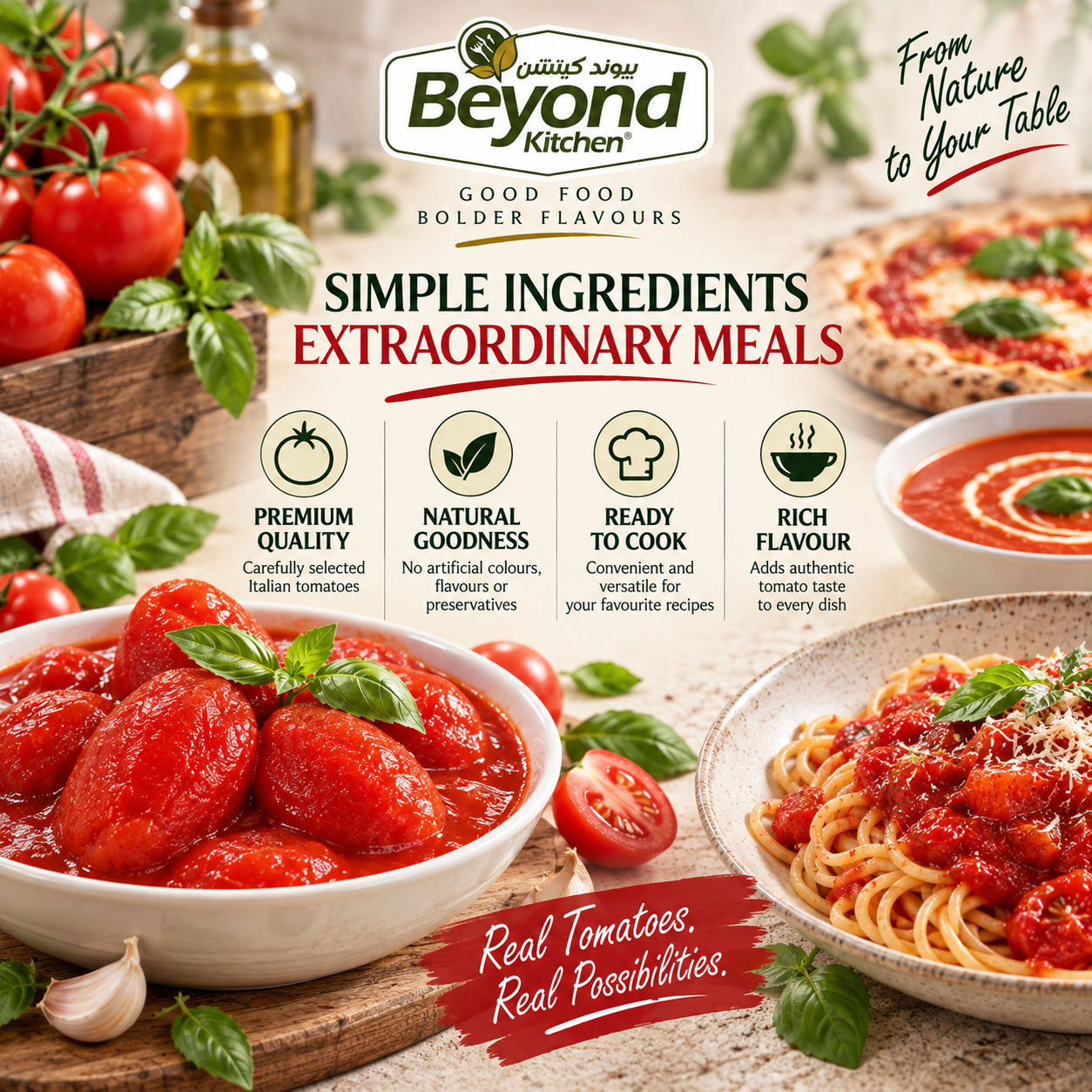 Beyond Kitchen - Peeled Tomatoes 2500g [1pc]