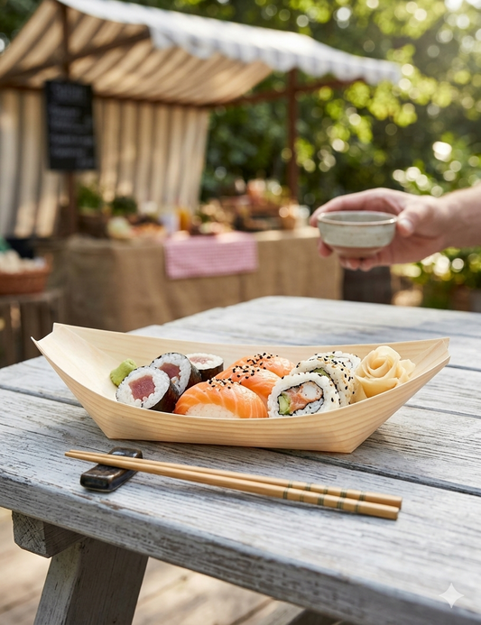 Fun Bamboo Chopsticks 23cm [25pcs x 1pkt]
