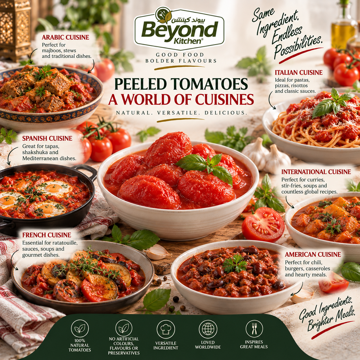 Beyond Kitchen - Peeled Tomatoes 2500g [1pc]