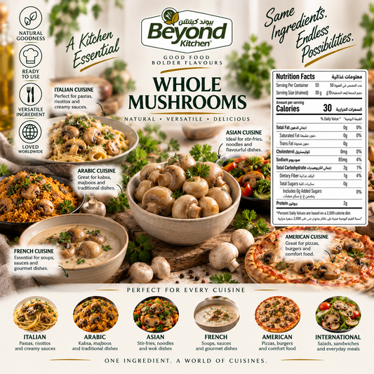 Beyond Kitchen Whole Mushrooms 2500g [1pc]