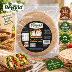 Beyond Kitchen Whole Wheat Tortilla Wraps 25cm [10pcs x 1pkt]