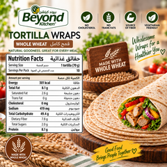 Beyond Kitchen Whole Wheat Tortilla Wraps 25cm [10pcs x 1pkt]