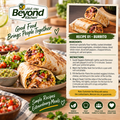 Beyond Kitchen Original Tortilla Wraps 25cm [10pcs x 1pkt]