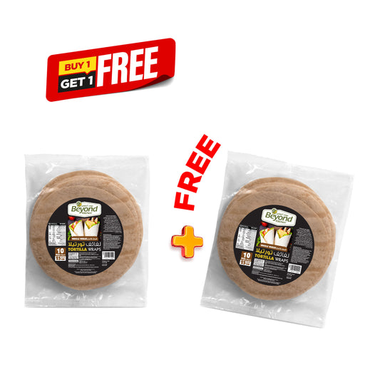 BOGO Beyond Kitchen Whole Wheat Tortilla Wraps 25cm