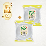 Fun® Plastic Plate Ø22cm - White Buy 1 Get 1