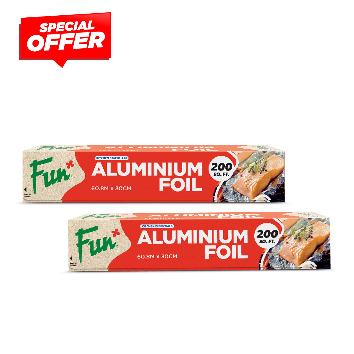 Fun Aluminium Foil 200sqft COMBO offer